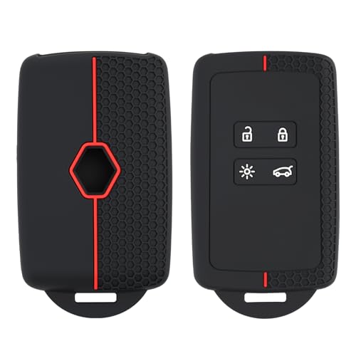 2 PCS Coque Clé de Voiture pour Renault Clio Megane Koleos Kadjar Kangoo Twingo Talisman Captur Espace Dacia Duster,Coque Cle Compatible avec Renault,Etui...