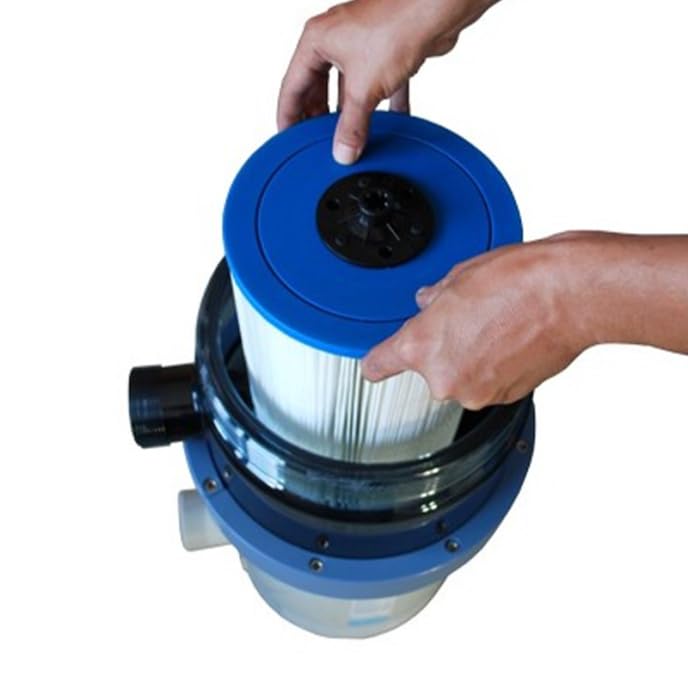 Astralpool Filtre à Cartouche NanoFiber 150 (10 m3/h) avec vanne 2"