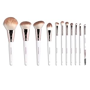 Beauty Professional Bundle 11 PCs Makeup Brush Set Premium Synthetic Vegan Foundation Brush Blending Face Powder Blush Concealers Eyeshadow Brush Make up Brushes Set