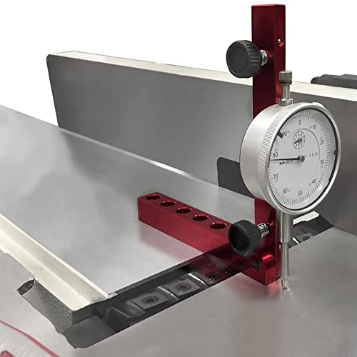 Midautoo 2Pcs Woodworking Table Saw Dial Indicator Calibrator A-Line-It Machinery Alignment System Aluminum Alloy #TOP3