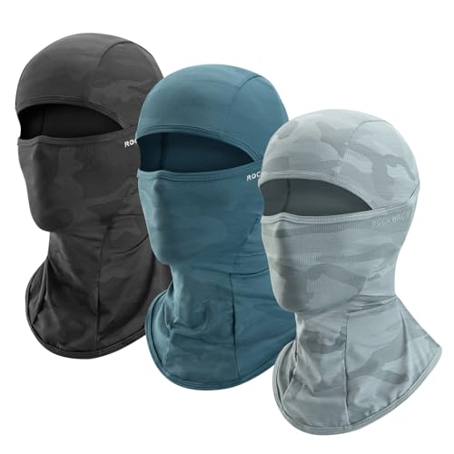 ROCKBROS Balaclava Face Mask for Men Women Cooling & Breathable Summer Mask UV Sun Protection Full Face Cover for Cycling Running