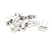 Aexit 10 Pcs Passive Components HC-49S DIP Quartz Crystal Oscillator 7.3728MHz Crystals 7.3728M Hz