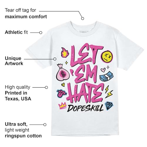 Image of DopeSkill Graphic Tee Streetwear Hip Hop Hypebeast Unisex T-Shirt Sneaker Colour Matching Shirts Inspired Motivation Quotes