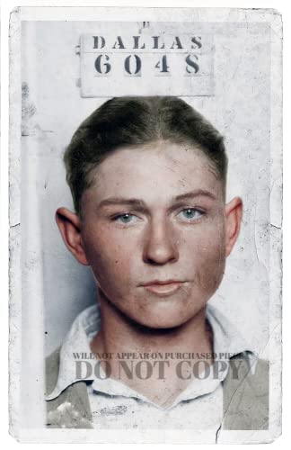 Photo rare de Clyde Barrow cadeau idéal passionné histoire