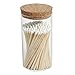 Noblesse Colored Safety Matches | 4-Inch Long Matches in Glass Jar | Perfect for Lighting Candles | 150 Pieces | 10 Candles and Extra Empty JAR Gift (WHİTE)