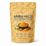 SVATV Polvo De Cúrcuma Salvaje Natural | Amba Haldi | Kasturi Manjal | Cúrcuma Aromática | Para Una Piel Resplandeciente - Tamaño - 227g