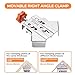 Imbot Right Angle Clamp，2pcs Stainless Steel 90 Degree Right Angle Clamp with Adjustable Swing Jaw，corner clamps for woodworking，For Welding, Framing and DIY Woodworking，Gifts for Men Dad (2Pieces)