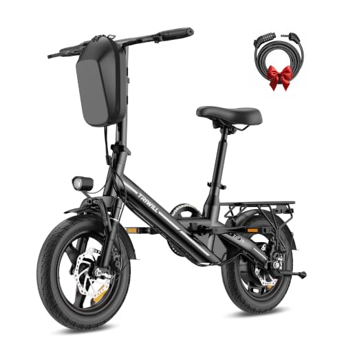 Electric Bike for Adults & Teens, 1000W Peak Motor, 14" Ebike for Commuting image 3