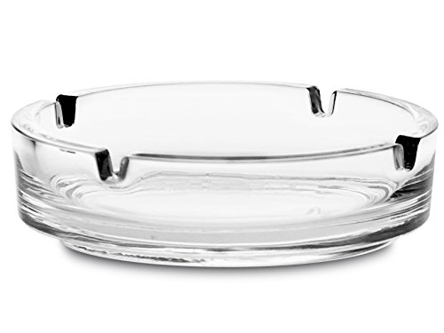 Borgonovo 15019021 Dresda asbak, 14,5 cm, asbak, glas, transparant, 1 stuk