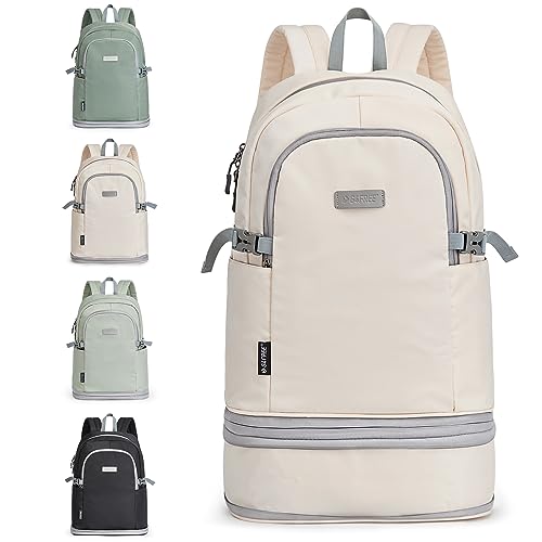 G4Free 35L Sportrucksack & Großer Reiserucksack mit Schuhfach und Nasstasche für Damen Herren Laptop-Rucksack für Fitness Pendeln und Reisen