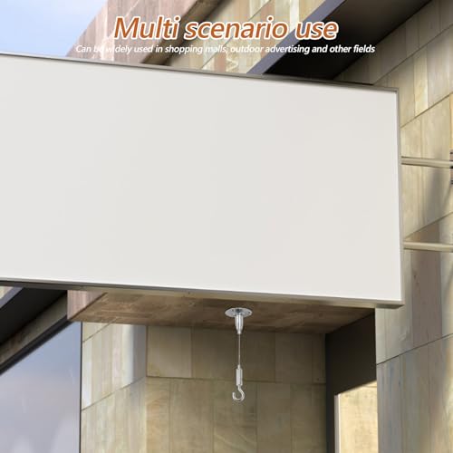 Healifty 5 piezas tensor ajustable de latón para cable de acero, útil para fijación y suspensión, color plateado miniatura 4