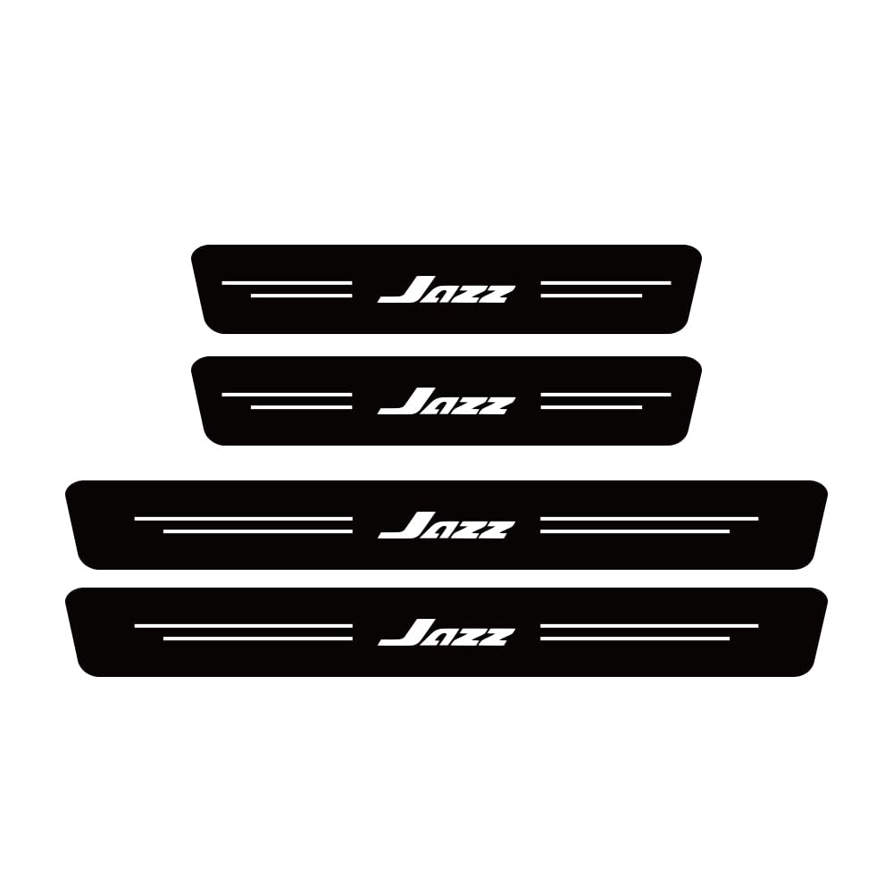 SDYAYFGE 4Pcs Kick Plates Car Door Sill Protector,for Jazz