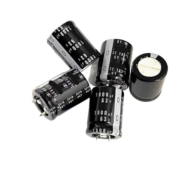 Condensador electrolítico 63V 2200uF 25x30mm para placas electrónicas