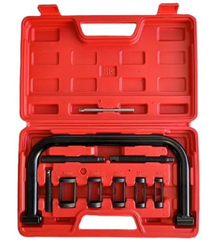 CAISER COMPRESOR MUELLES DE VÁLVULA DE Motor, Set INSTALADOR Extractor DE VÁLVULAS, MUELLES Y RETENES Universal para Coche Y Moto 10 Piezas