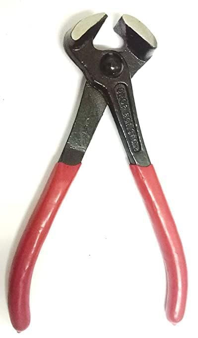 Tunir 8 INCH Top Cutter Plier with Rubber Grip for cutting Wire and Fixed Nails from Walls & Door, Red, 1 Pc 2