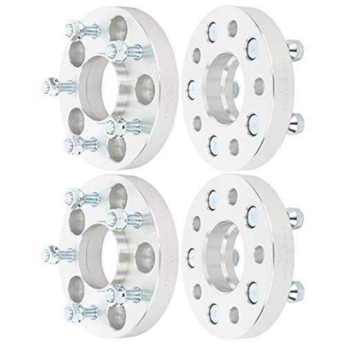 ECCPP 5x4.75 Hubcentric Replacement Wheel Spacers 1 inch 5x4.75 to 5x4.75 Spacer for Chevy Impala Blazer for Buick Riviera for GMC S15 Jimmy for Pontiac(12x1.5 Studs 4X)