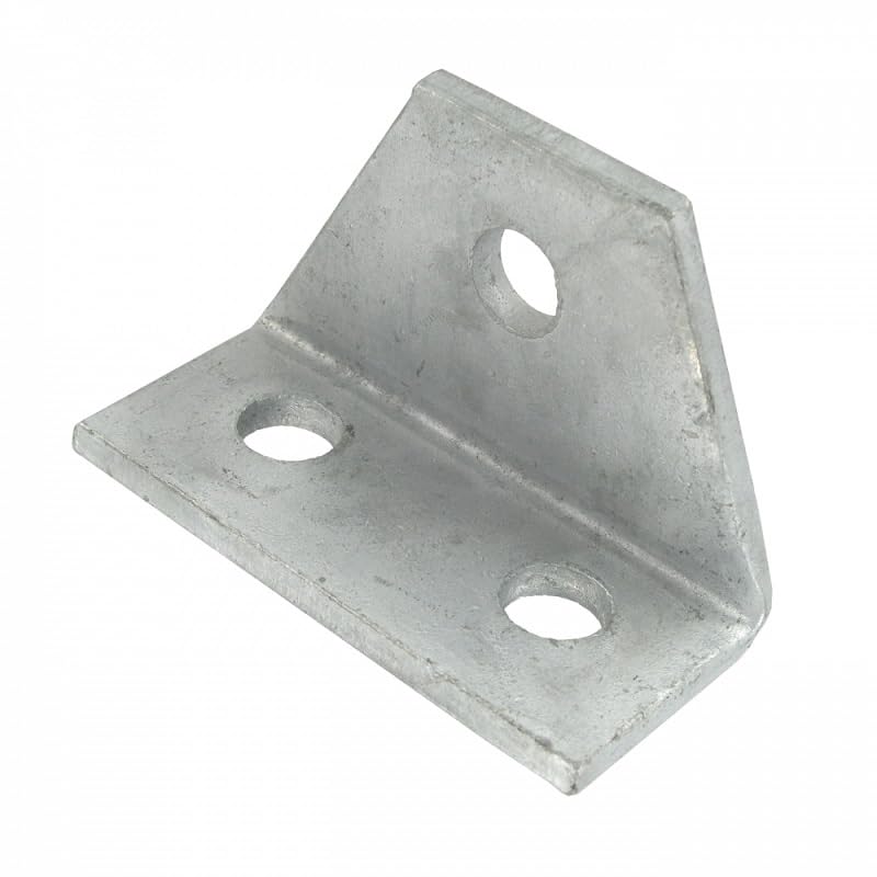 Electrical Galvanised Steel Channel (Strut) & Accessories (57 x 42mm 90° Small Delta Bracket) — image 1