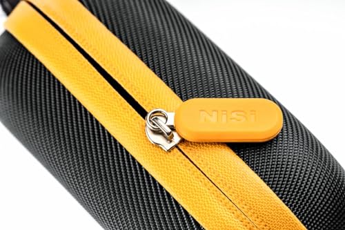 NiSi - Caddy II Circular Filter Case, Portable and Lightweight Camera Lens Pouch for 8 Filters, Fits Up to 95mm, Waterproof and Shockproof, Larger Opening Lens Bag, Caddy Case with Metal Hanging Clip