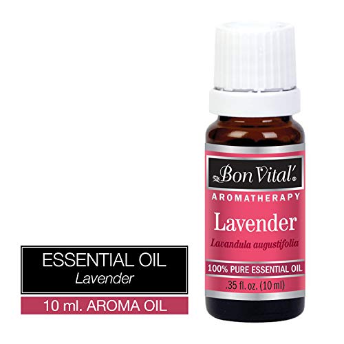 Bon Vital' Aromatherapy Lavender Essential Oil, Undiluted Therapeutic Aroma Oil for Aroma Therapy