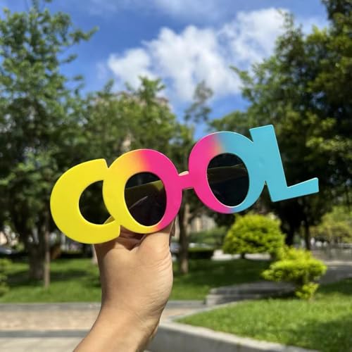cool symbol Shaped Glasses for Halloween props school Party Costume