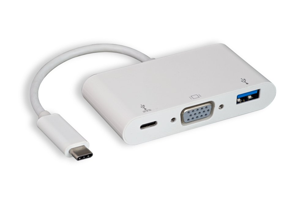 Cable video USB Type C vers VGA Cablelera Zu1712mf pour le teletravail et le bureau - 5