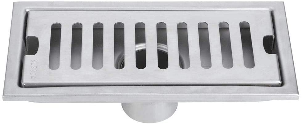 Drain de sol rectangulaire en acier inoxydable 304 pour douche d'hôtel