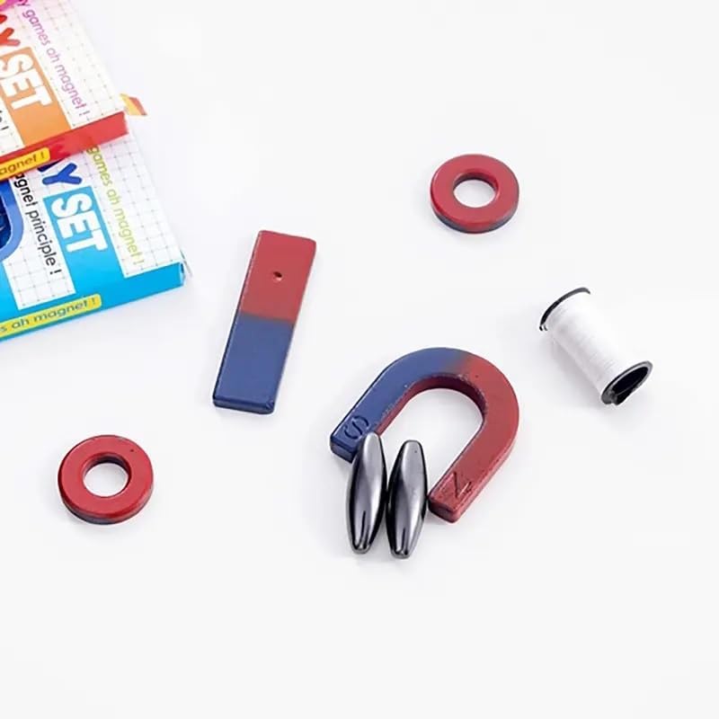 Image of Magnetic Field and Science Experiment Toy Learning Starter Kit Science Lab Basic Electricity Set for Kids