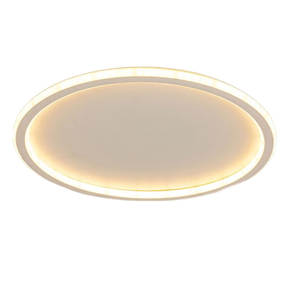 SHUANGZ LED Ceiling Lamp Side Eeiling Lighting Black & White Profile Design, Flush Mount LED Ceiling Light Fixture, 3 Color Temperatures In One (3000k/4000k/6000k) Slim Room Living Room Light