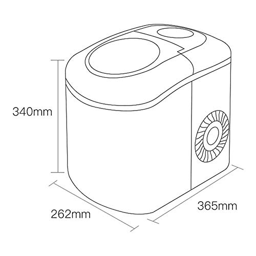 Fabricadora Automática de Hielo 8.5KG 220V Acero Inoxidable miniatura 5