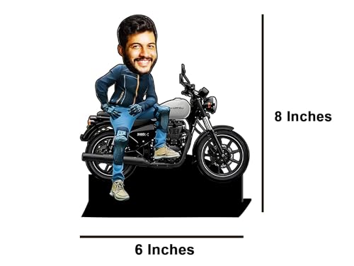 Image of Incredible Gifts Personalized 3D Bike Caricature Gift for Bike Lovers