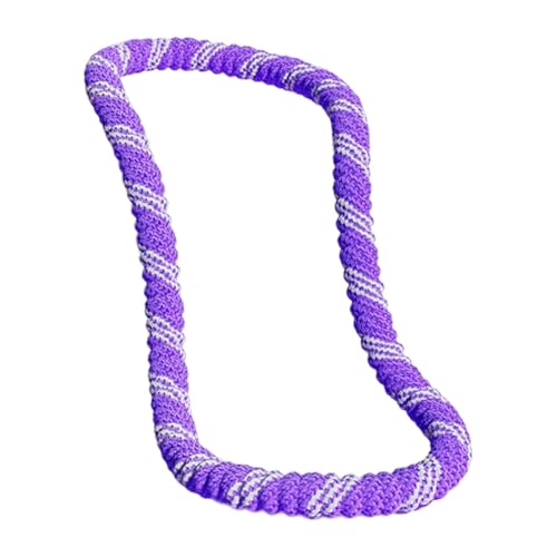 Hula Hoop Aro Deportivo, Equipo de Ejercicio Abdominal silencioso, Círculo de Yoga de Primavera Plegable for Fuerza Central