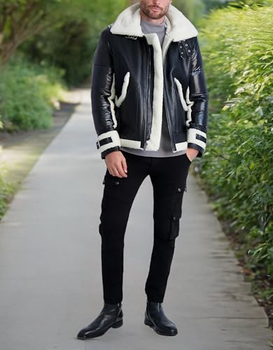 Image of KARL LAGERFELD Men's Karl Lagerfeld Paris Men's Casual Aviator Jacket