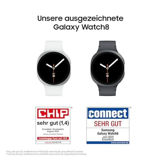 Samsung Galaxy Watch8 Fitness Smartwatch 40 mm