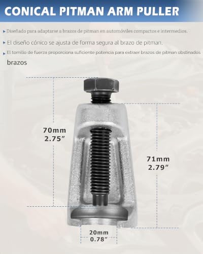 Extractor de rotula con diseño de alta presion para terminal de direccion DAYUAN 3
