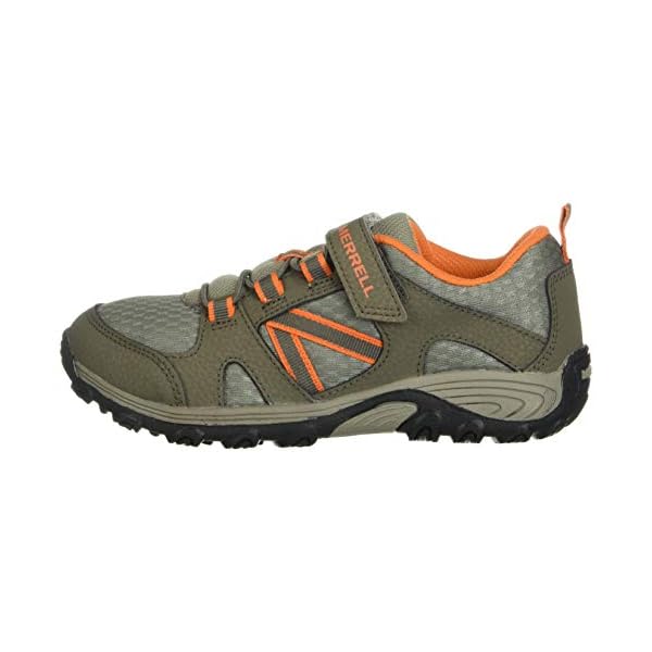 Merrell Kids Boys Outback Low Hiking Sneaker, Gunsmoke, 1 M US - Image 9