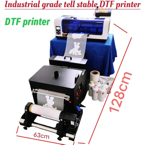 a3 plus xp600 dtf printer with shaking dryer machinestable colorfulinclude 5x500ml ink amp film and powder