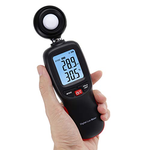 Luxómetro digital de alta precisión para iluminancia y temperatura ambiente 7