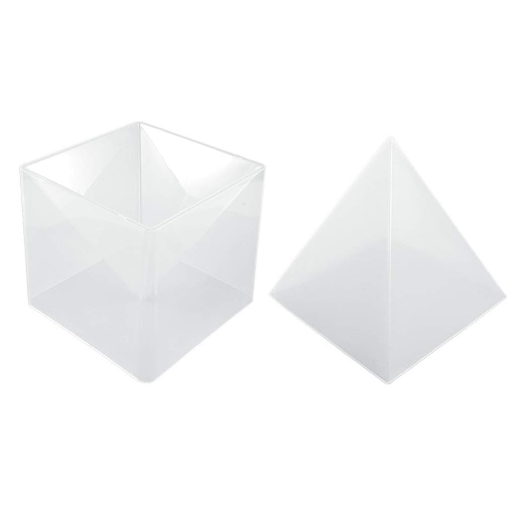 Photo 1 of [USED] QYIYA DIY Pyramid Resin Mold Set Large Silicone 3D Pyramid Molds Home Decor 15cm/5.9"