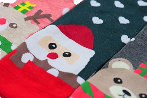Image of ToBeInStyle Women's Pack of 6 or 12 Fashion Printed Crew Socks