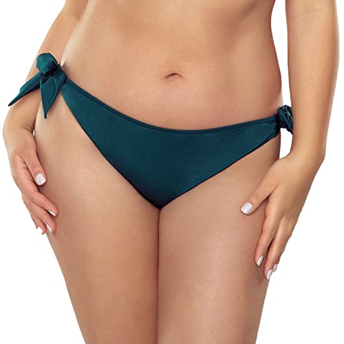 Vivisence Bikini Pezzo sotto Femminile Vita Bassa 3007, Verde,48