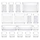 16stk Schubladen Ordnungssystem,Transparente Veranstalter mit 5 Größen, Make Up Organizer Schubladeneinsatz,Aufbewahrungsboxen,Schminktisch Organizer für Küchen, Badezimmer,Büro