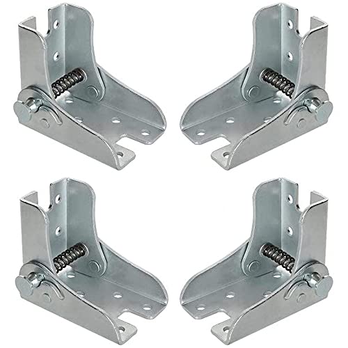 4 Piezas Bisagras Plegables Patas, Bisagra de Pata de Mesa Plegabl, Patas Plegables Extensión, Soporte de Extensión de Mesa, para Patas de Silla, Mesa, Muebles, Manualidades Cover