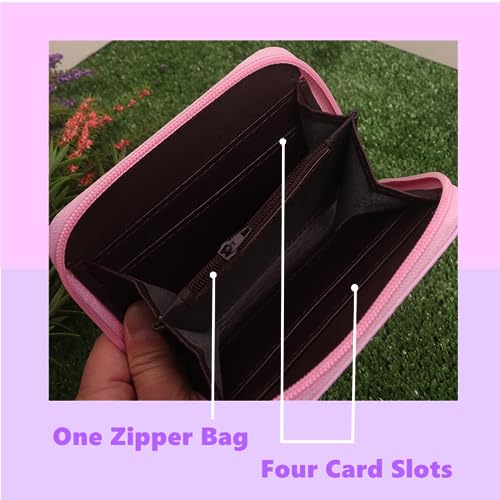 Little Girls Coin Purse Kids Small Wallet for Teen Girls Women Mini Coin Pouches with Strap Cute Cartoon Card Holder Cat Kitty Panda Unicorn Bear2