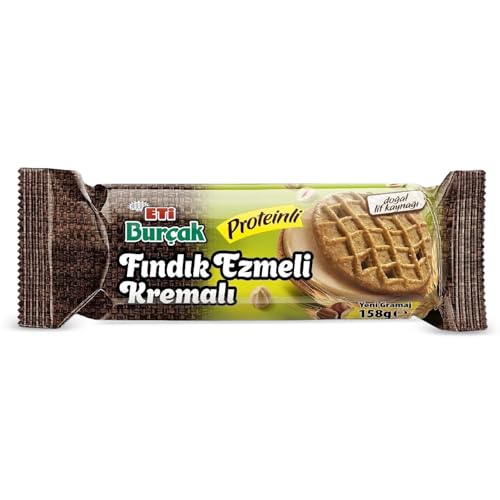 Bisküvi — Fındık Ezmeli Proteinli 158 g x 18 Adet