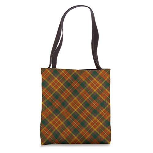 Bolso tipo tote con estampado tartán irlandés del condado de Monaghan miniatura 1