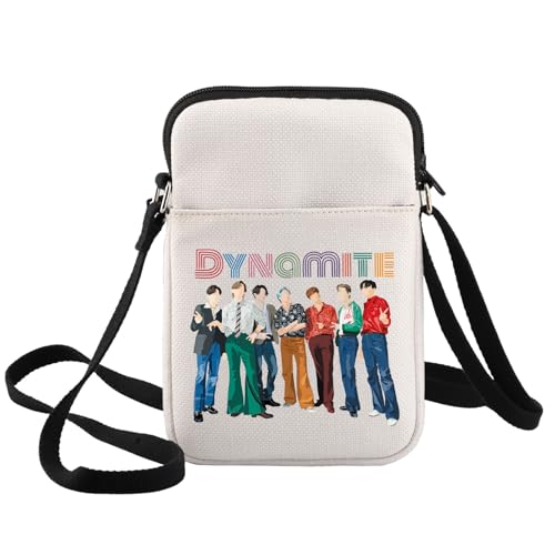 BWWKTOP Group Army Crossbody Bag Song Lyrics Inspired Gift Korean Music Group Shoulder Bag