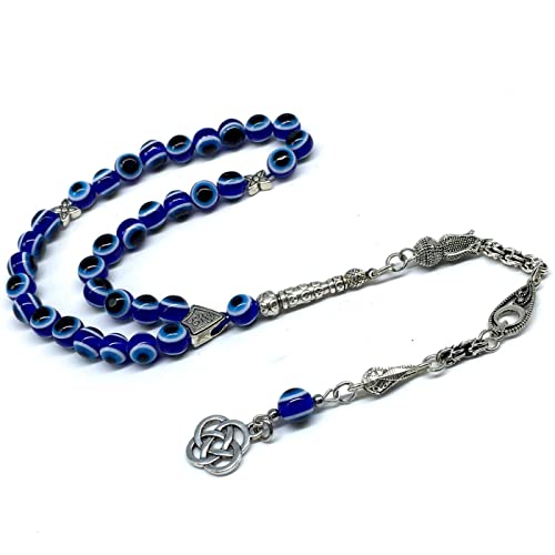 Handmade Special Evil Eye Beaded Collection Worry Beads - Prayer Beads (8 mm-33 Beads) Tesbih-Tasbih-Tasbeeh-Misbaha-Masbaha-Subha-Rosary (Evil Eye Acrylic -8 mm 33- Beads) Handmade Special Evil Eye Beaded Collection Worry Beads - Prayer Beads (8 mm-33 Beads) Tesbih-Tasbih-Tasbeeh-Misbaha-Masbaha-Subha-Rosary (Evil Eye Acrylic -8 mm 33- Beads)