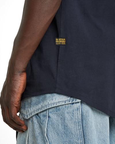 G-STAR Herren Lash T-Shirt, Blau (Salute D16396-B353-C742), M – Ansicht 6