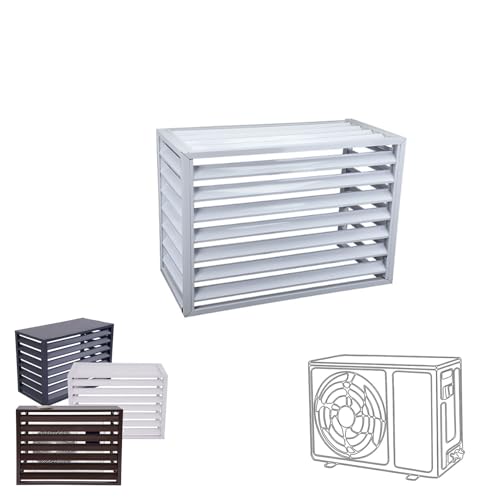 Pxkmouy 1.5Pcubre aire acondicionado exterior aire acondicionado pared ac cover funda para Marco Exterior del Aire Acondicionado cubierta protectora Protección solar Antipolvo Puesto De Flores