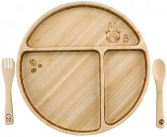 Amazon となりのトトロプレートセット Funfam ファンファン 竹製食器 スタジオジブリコラボ 仕切り皿 オンライン通販
